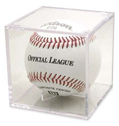 Acrylic Baseball Holder with UV Bar